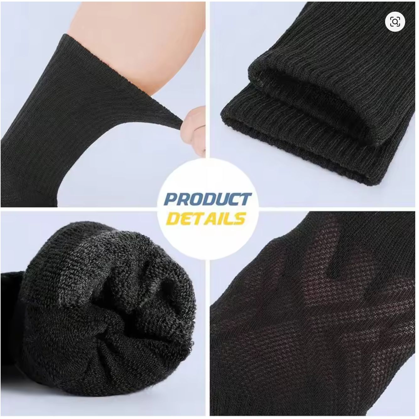 Men's 6 Pairs Pack High Perfor - Cotton Crew Sock Pack avaliação e preço
