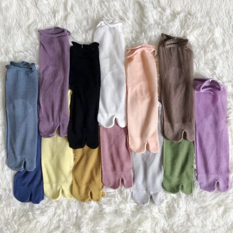 White Split Toe Socks for Wome - Toe Sock Split avaliação e preço