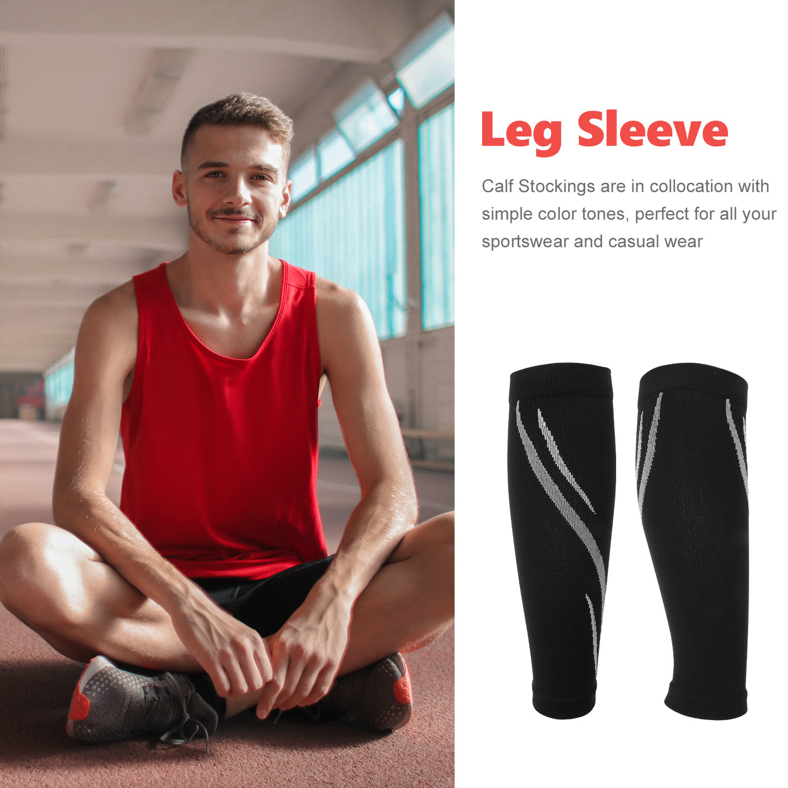 1Pair Calf Compression Sleeves - Compression Sleeve Calf avaliação e preço