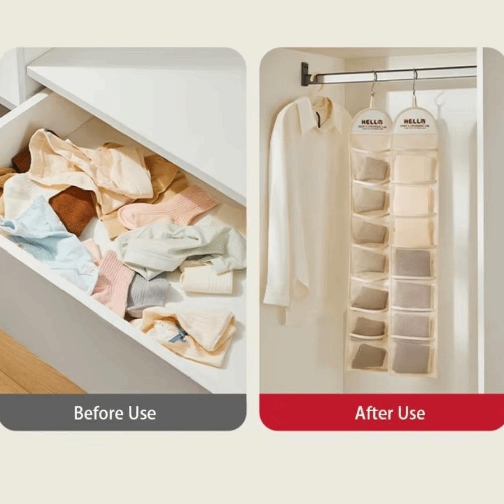 Home Organizer Behind Door Han - Sock Organizer Tray avaliação e preço