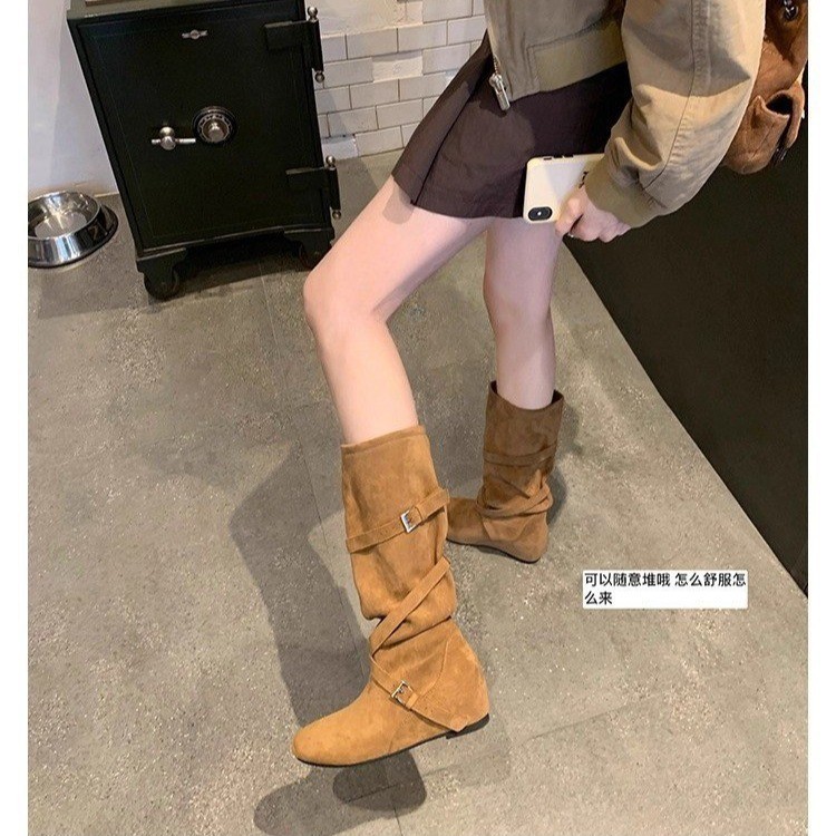 Knight boots women 2026 new Br - Knee High Sock Women avaliação e preço