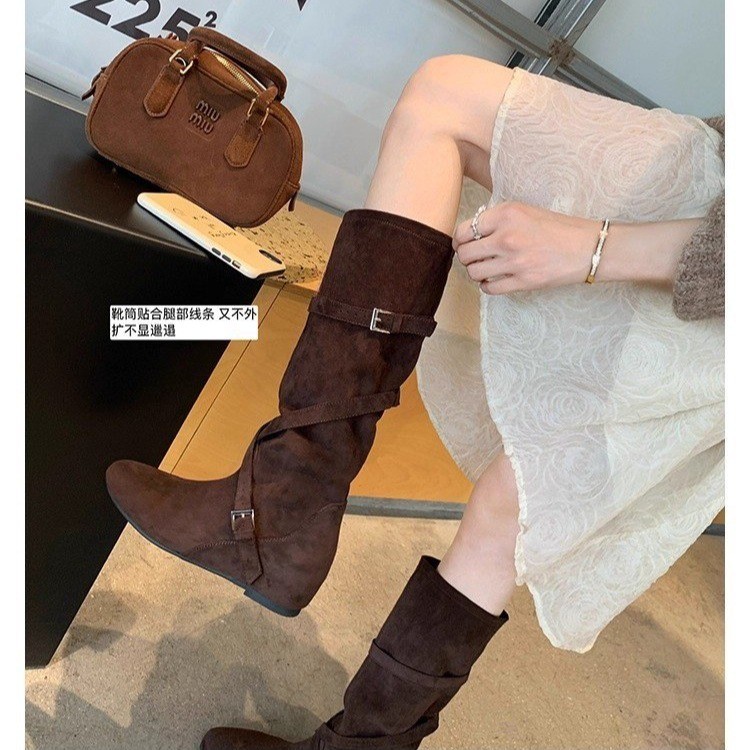 Knight boots women 2026 new Br - Knee High Sock Women avaliação e preço