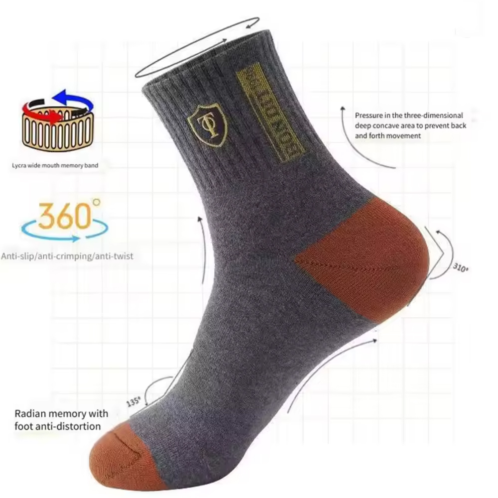 Men's 20-Pack Premium Thermal  - Cotton Crew Sock Pack avaliação e preço