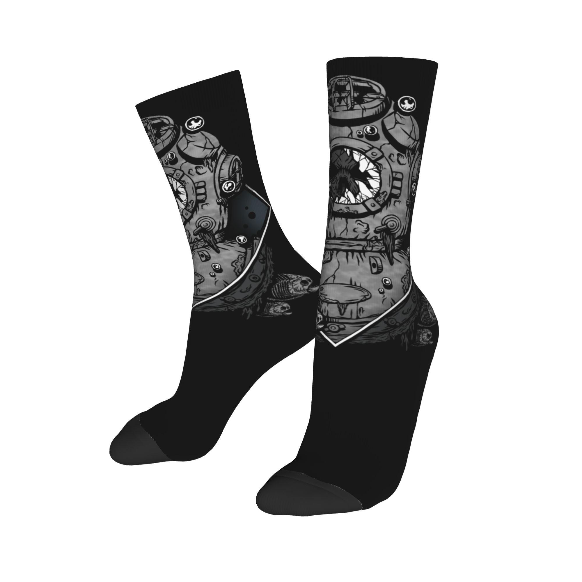 Custom Funny Mens Scuba Diving - Dress Sock Men avaliação e preço