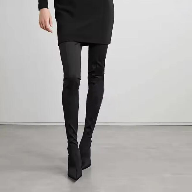 Sexy Leopard Over-the-Knee Str - Knee High Sock Women avaliação e preço