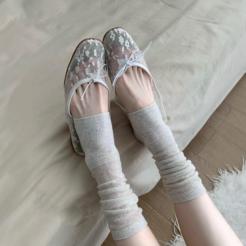 1 Pair Sheer Mesh Slouchy Leg  - Boot Sock Slouchy avaliação e preço