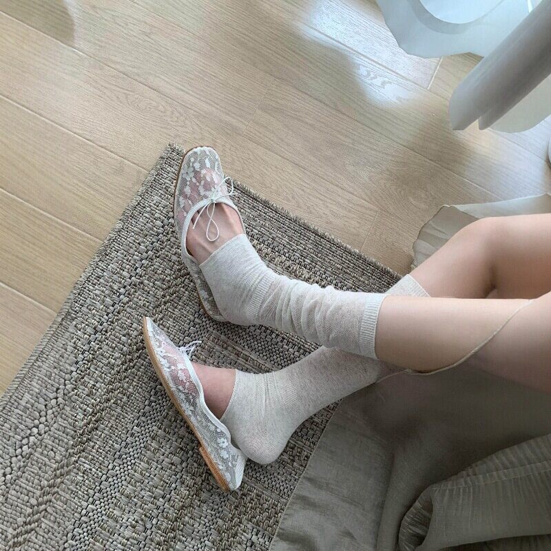 1 Pair Sheer Mesh Slouchy Leg  - Boot Sock Slouchy avaliação e preço