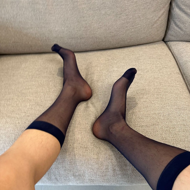 Mens Silk Sock Business Nylon  - Dress Sock Men avaliação e preço