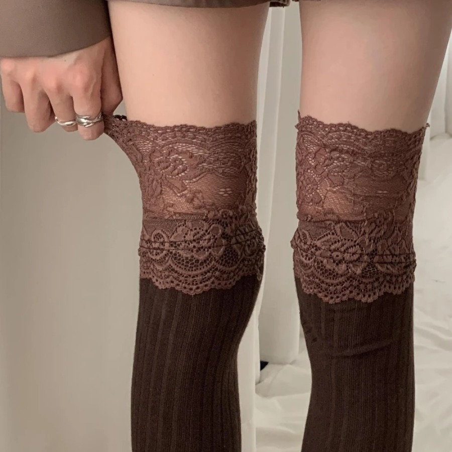 Soft Cotton Thigh High Socks,  - Boot Sock Slouchy avaliação e preço