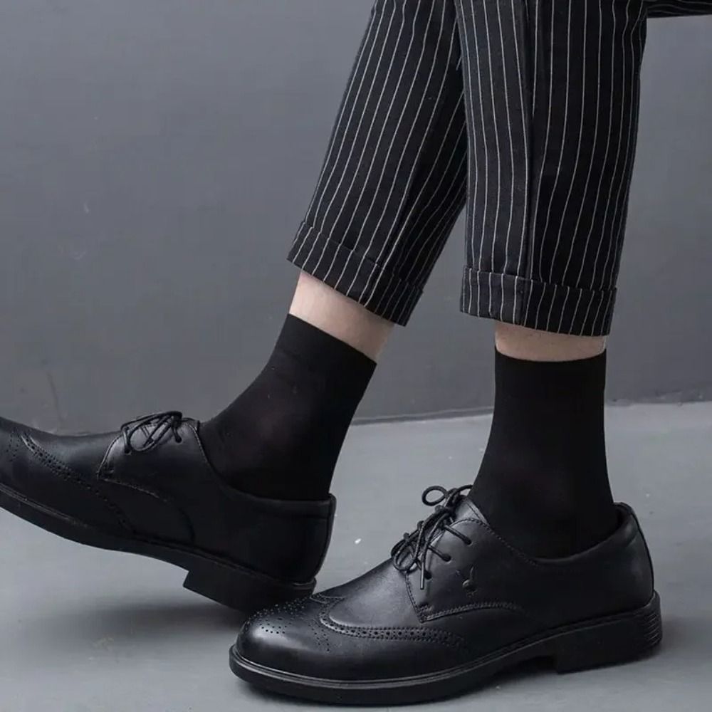 10pairs Men Ice Silk Socks Sum - Silk Sock Bamboo avaliação e preço