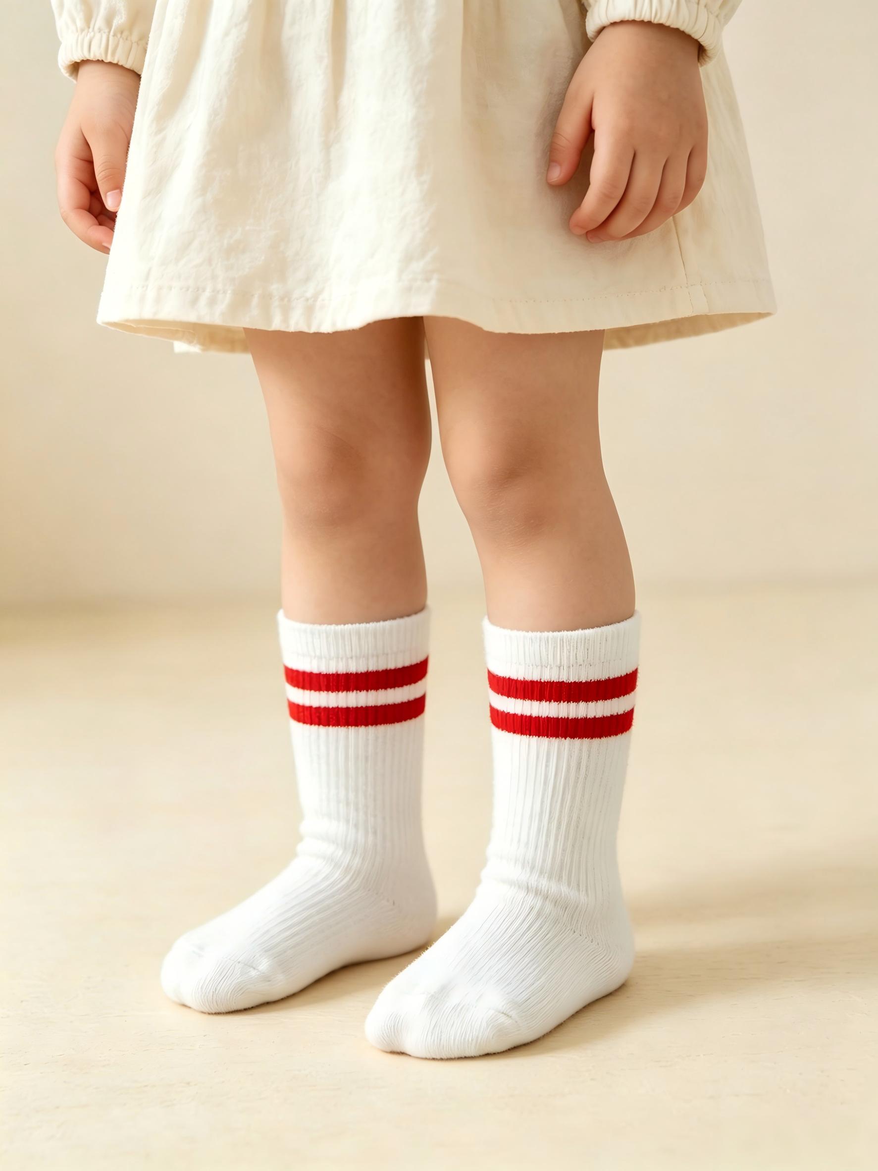 4-Pack Baby Toddler Striped Cr - Cotton Crew Sock Pack avaliação e preço