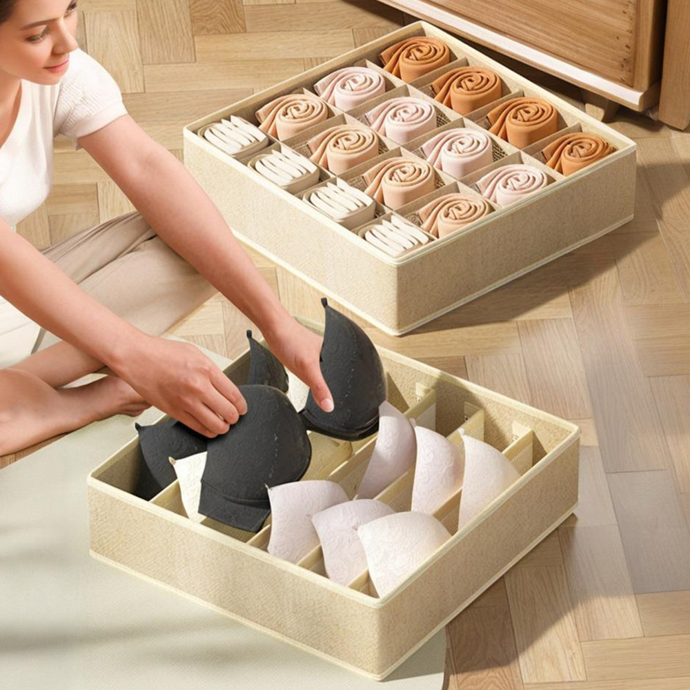 Underwear Storage Box for Bras - Sock Organizer Tray avaliação e preço