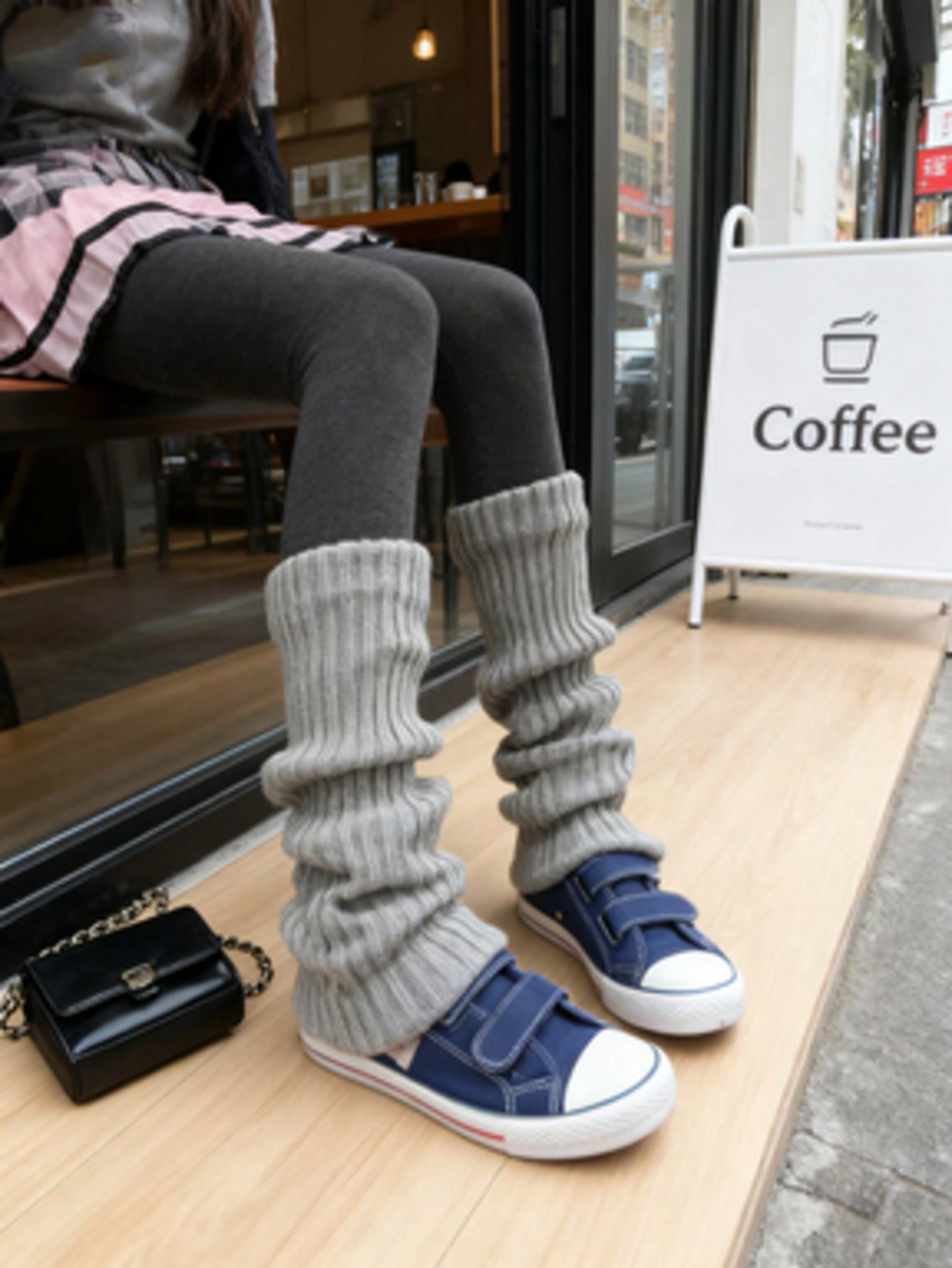 2pcs 70cm Extended Leg Warmers - Boot Sock Slouchy avaliação e preço