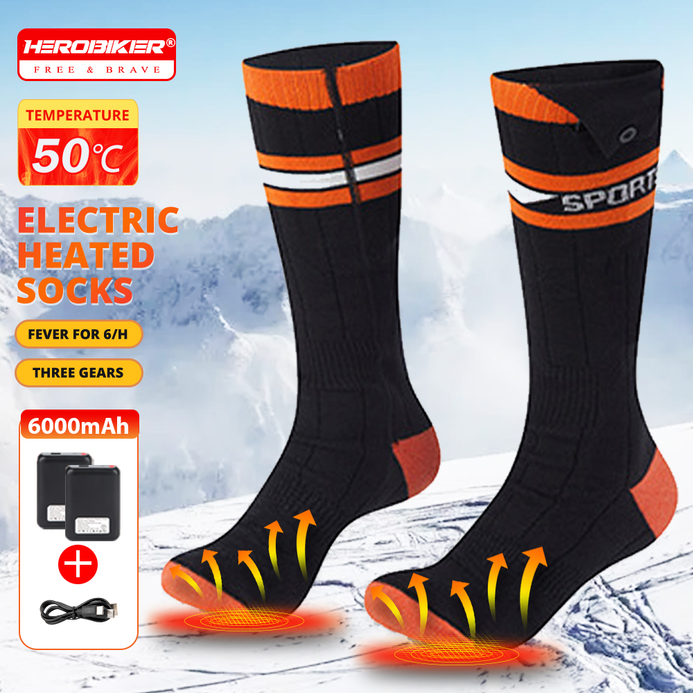 Heating Socks 6000mah Battery  - Thermal Sock Winter avaliação e preço