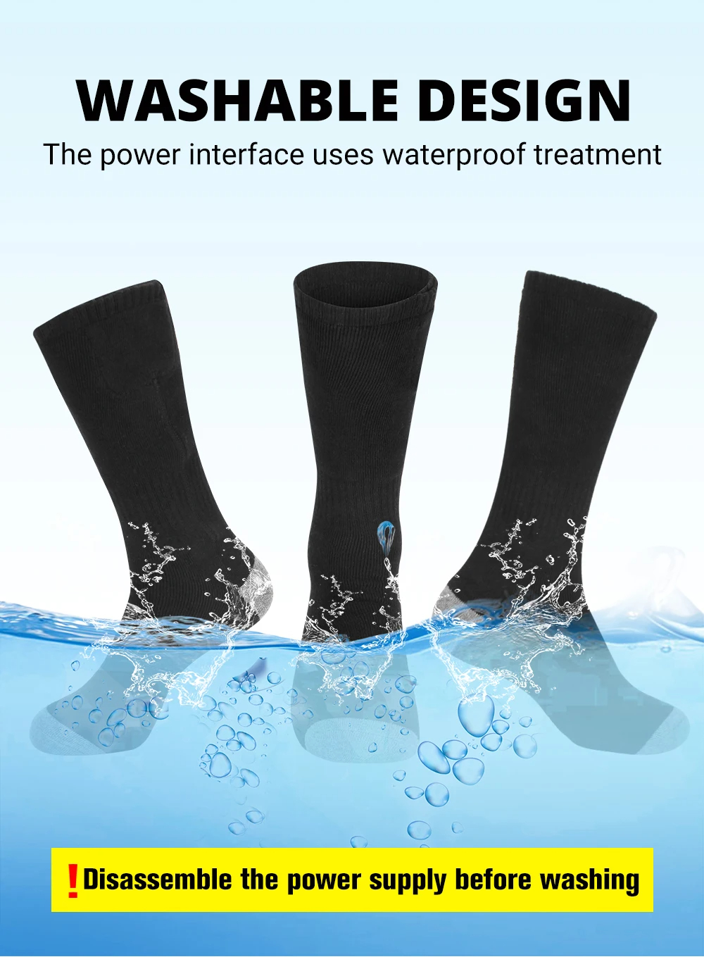 Heating Socks 6000mah Battery  - Thermal Sock Winter avaliação e preço