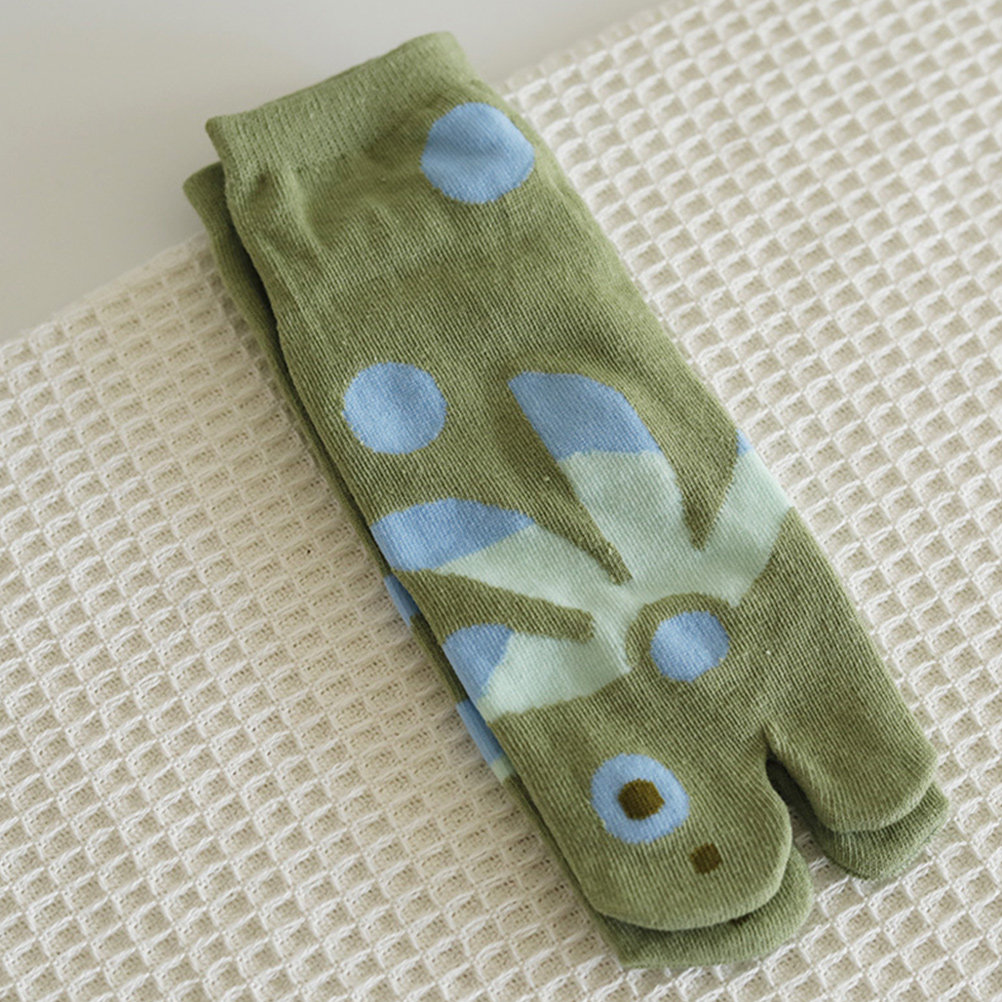 3Pairs Two Toe Socks Cotton Sp - Toe Sock Split avaliação e preço