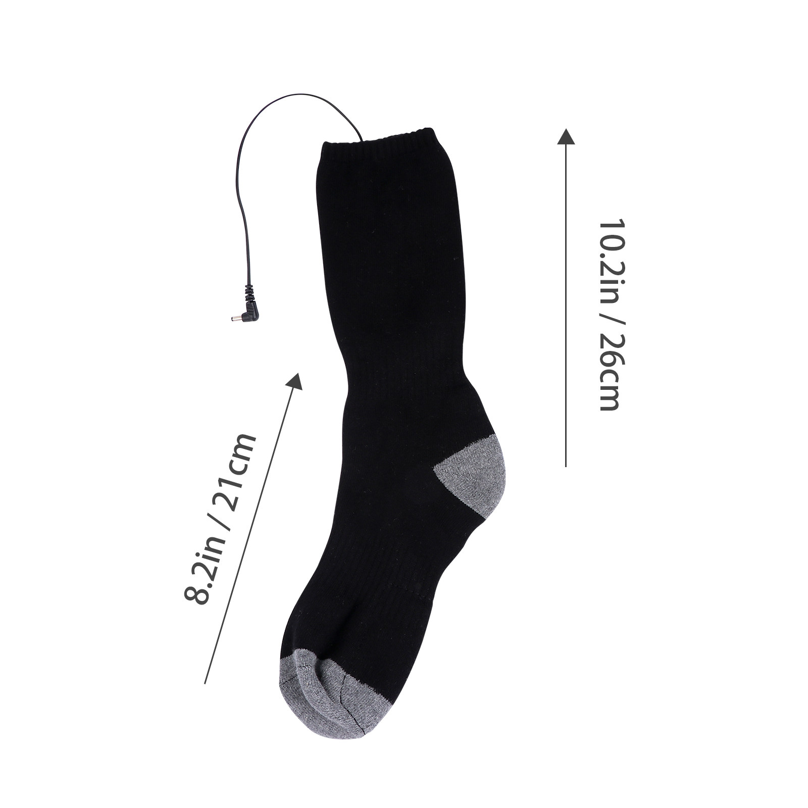 1Set USB Rechargeable Heated S - Thermal Sock Winter avaliação e preço