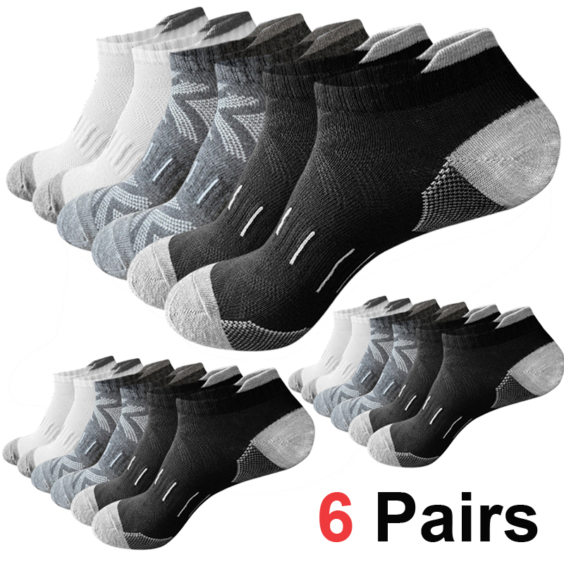 6/12Pairs Men's Arrow Print An - Athletic Sock Cushion avaliação e preço