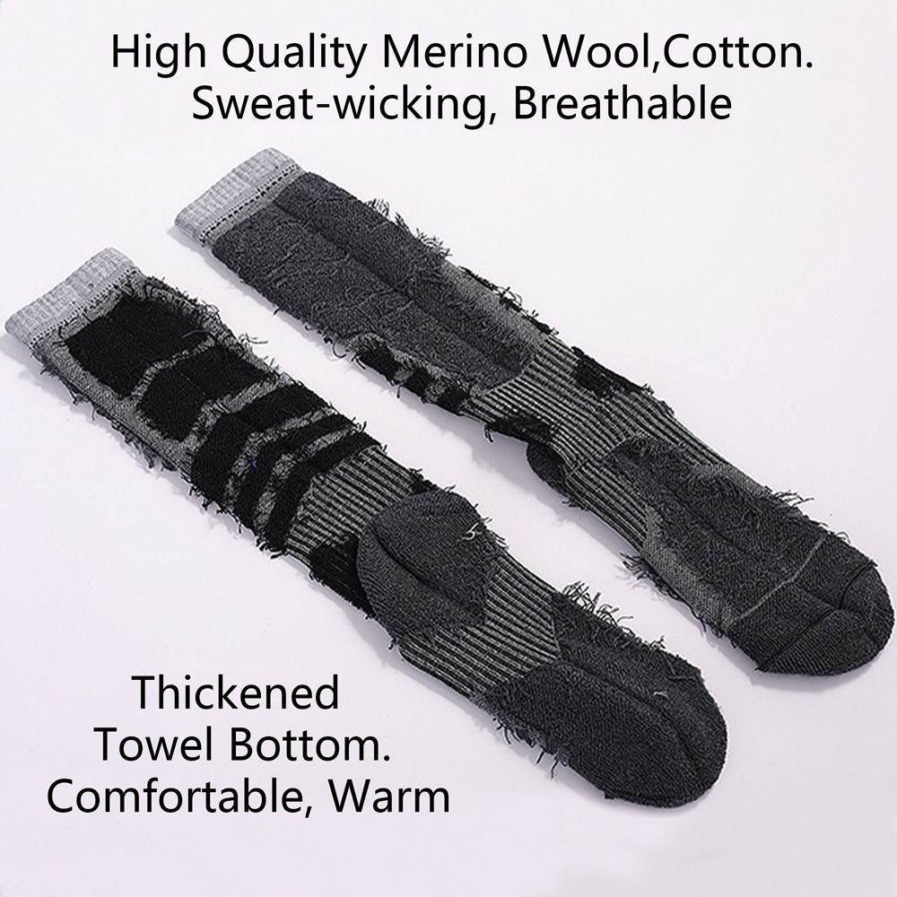 Thickened Merino Wool Outdoor  - Wool Hiking Sock avaliação e preço