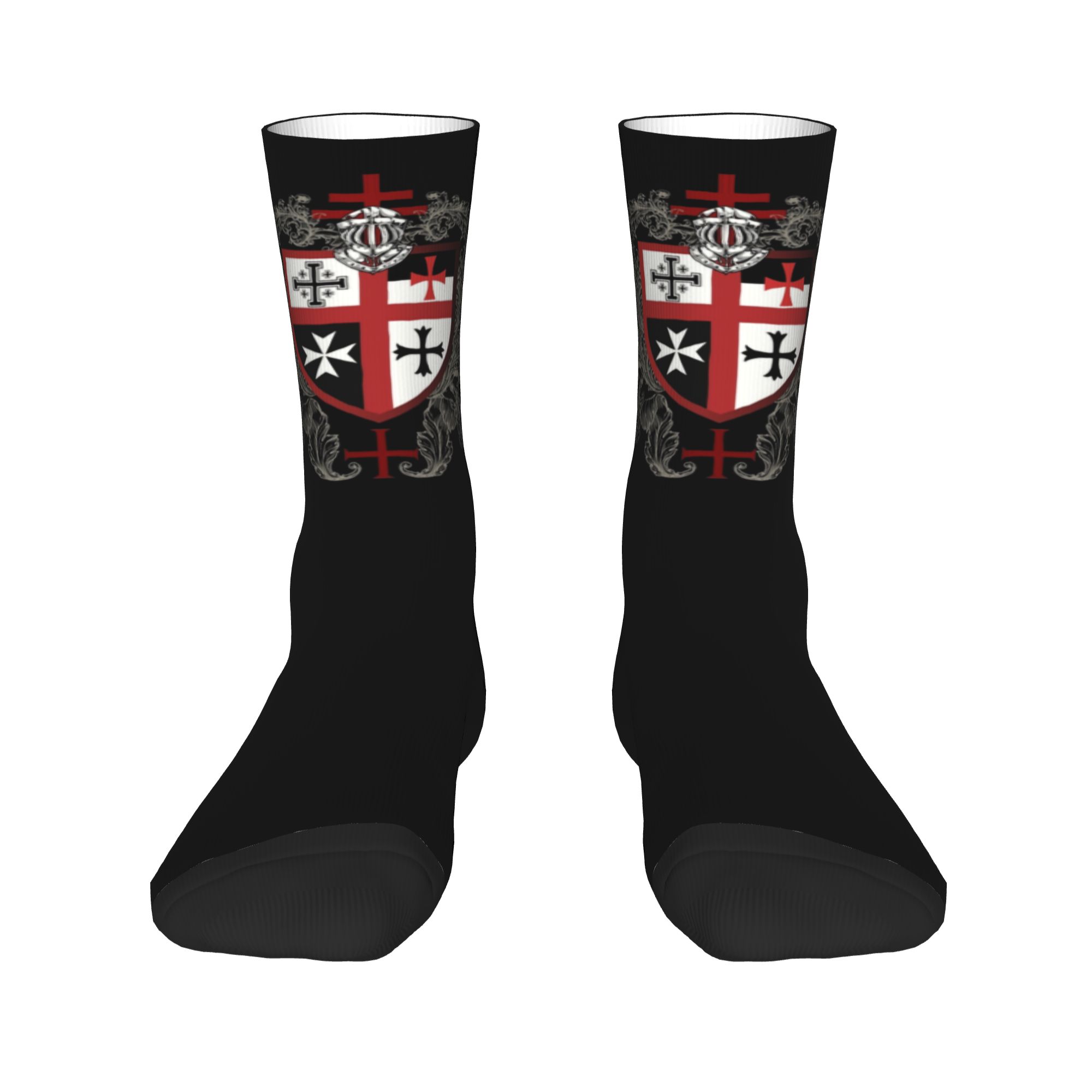 Custom Knights Templar Cross S - Dress Sock Men avaliação e preço