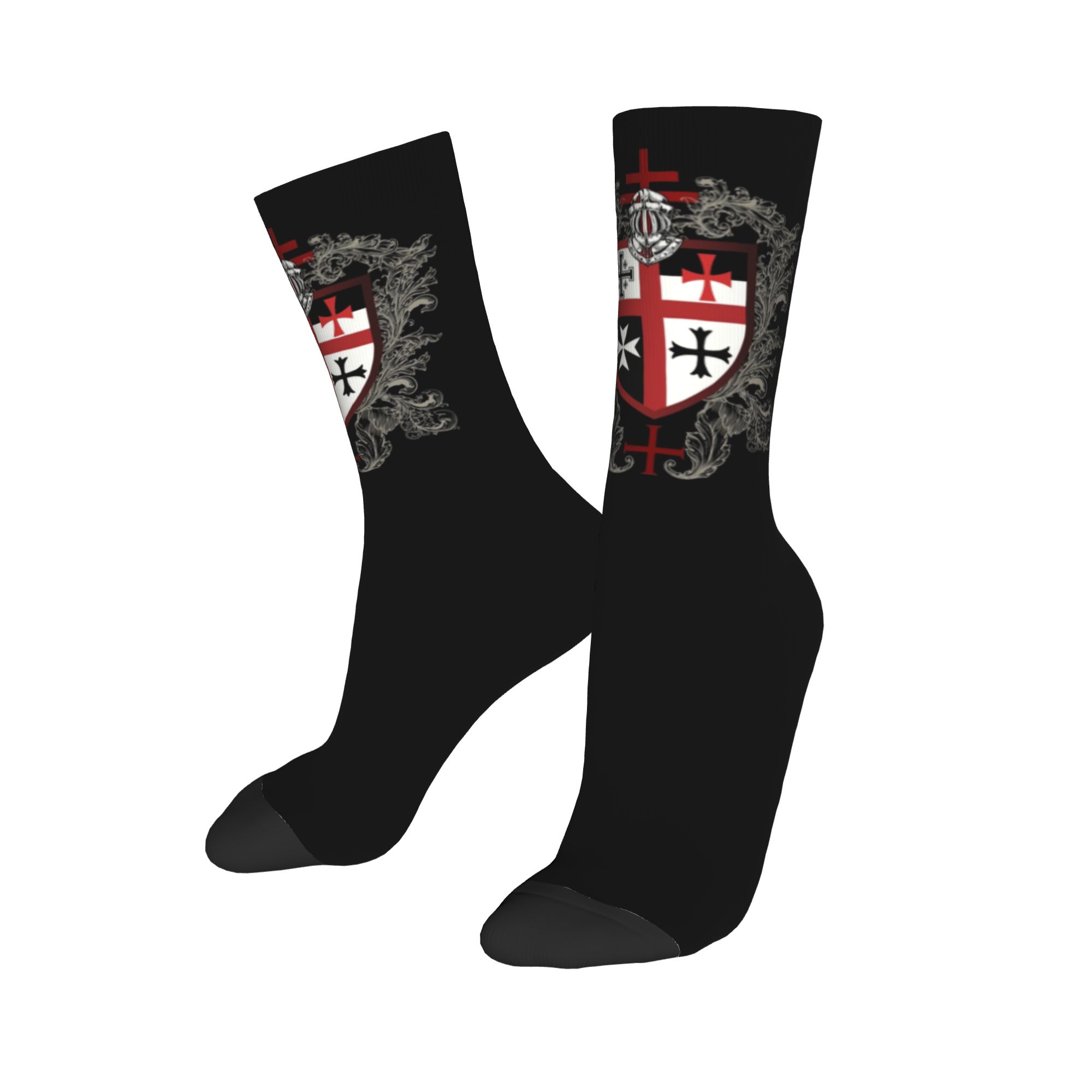 Custom Knights Templar Cross S - Dress Sock Men avaliação e preço